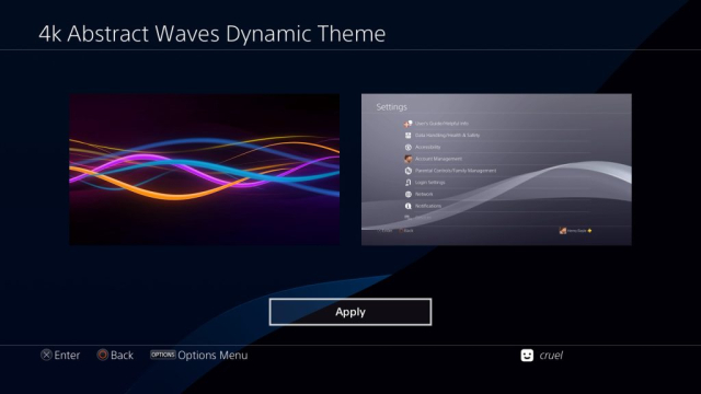 4K – Abstract Waves – Dynamic