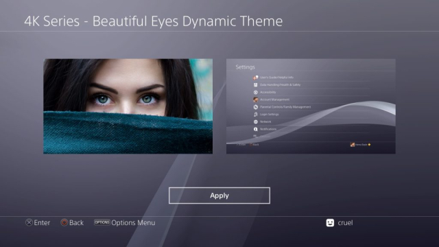4K – Beautiful Eyes Dynamic