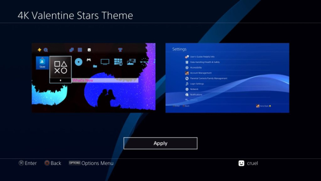 4K – Valentine Stars