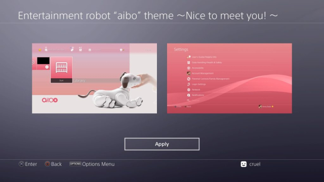 Entertainment Robot Aibo Theme – Nice To Meet You