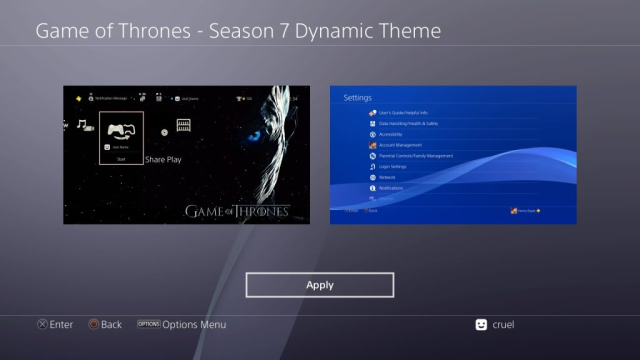 Game Of Thrones – Season 7 – Dynamic