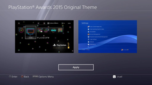 PlayStation – Awards 2015 – Original