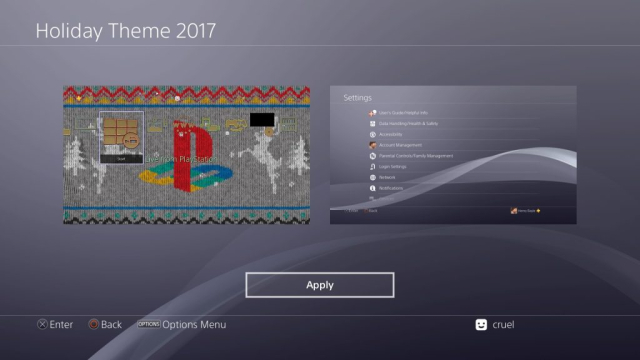 PlayStation – Holiday Theme 2017