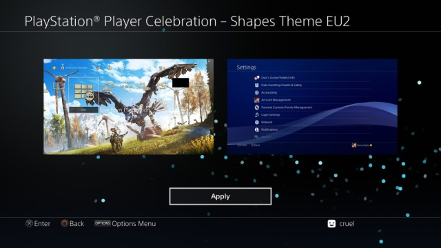 PlayStation Player Celebration – Shapes EU2