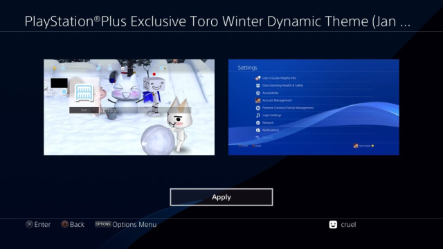 PlayStation Plus – Exclusive Toro – Winter – Dynamic – February 2018