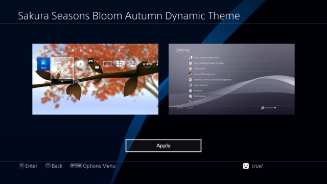 Sakura Seasons Bloom – Autumn – Dynamic