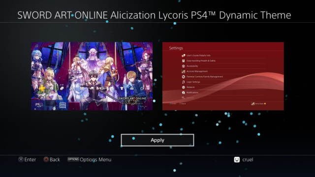 Sword Art Online – Alicization Lycoris – Dynamic