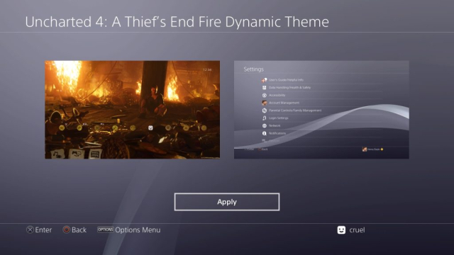 Uncharted 4 – A Thief’s End – Fire – Dynamic