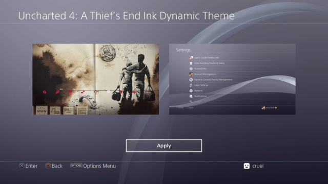 Uncharted 4 – A Thief’s End – Ink – Dynamic